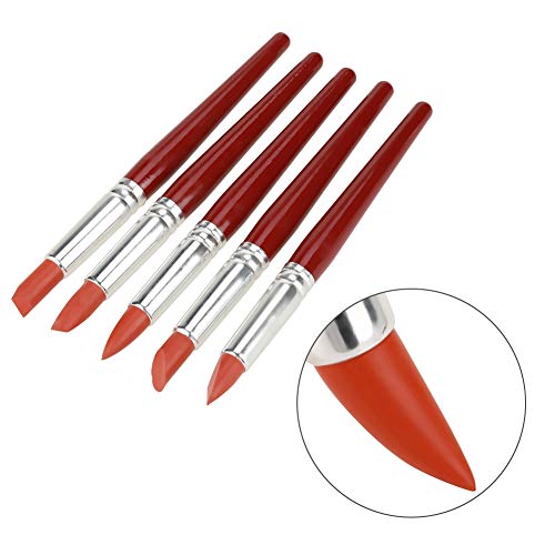 Pottery Carving Tool, Soft Ceramic Fingerprint Removal Tool Rubber Tip Paint, Pottery Shaping Tool For Clay Sculpture Carving Pottery Supplies Carving Tool #TOP3