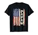 Papaw Grandpa US American Flag Shirt Grandfather Day T-Shirt