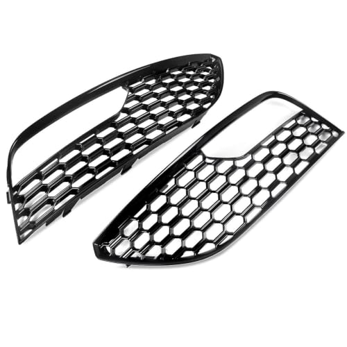 Calandre avant pour A3 2012-2016 en nid d'abeille noir pour pare-chocs standard