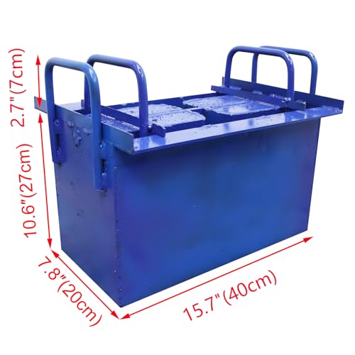 INTSUPERMAI Manual Hollow Soil Block Brick Forming Machine Brick Making Machine 220V Brick Size 15.3X7.7X7.4inch(390x190x190mm)