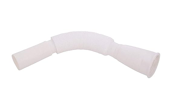 PVC Waste Pipe Super Flexible Heavy Duty for Bathroom Kitchen Sink Wash Basin Drain Water Outlet | Extended upto 2.5 Feet | Standard Size