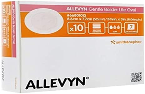 New Allevyn Gentle Border 7.5cm x 7.5cm (10s)