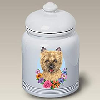 Cairn Terrier Wheat - Best of Breed Ceramic Doggie Treat Jar