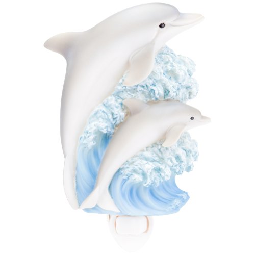 Dolphins Night Light Ibis & Orchid Designs