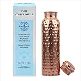 SHRIAN 100% Pure Copper Water Bottle for Drinking...