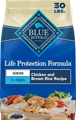 Blue Buffalo Life Protection Formula Chicken Senior 7+ Dry Dog Food, 30 lb