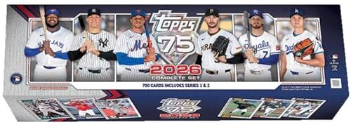 2026 Topps Baseball Sealed Hobby Factory 700 Card Set Includes All Series 1 + 2 Cards Shohei Ohtani, Aaron Judge Bobby Witt Jr & More!