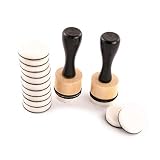 MEIKONG Mini Encre Peintures Mélange Outils De Mélange avec Poignée Ronde Éponge en Mousse Recharges pour Scrapbooking Artisanat