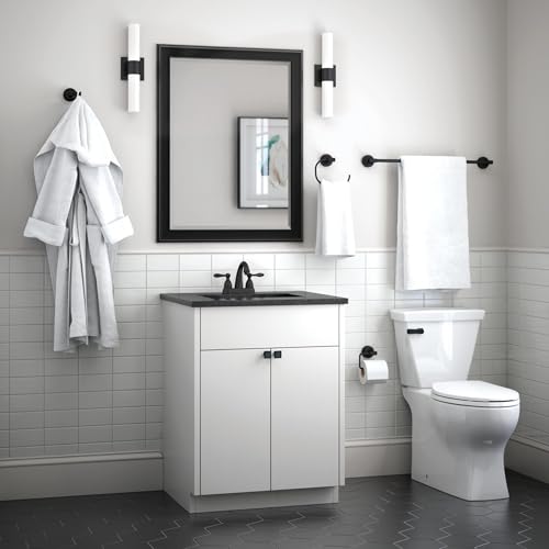 Franklin Brass VOI50-MB Voisin Toilet Paper Holder, Matte Black by Franklin Brass - Image 6
