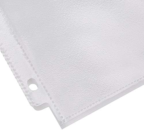 Amazon Basics Polypropylene (PP) Sheet Protector, Non-Glare, 200 Pack, Clear - View 7