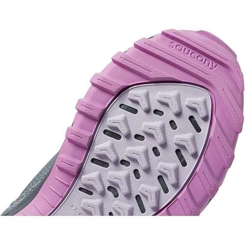 Saucony Women's Aura Tr Sneaker, Fossil/Grape, 8