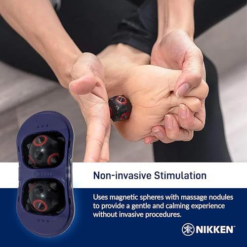 Nikken MagDuo - Massager 13201 - Compact Magnetic Deep Tissue Massager for Fatigue, Tension, and Muscle Comfort