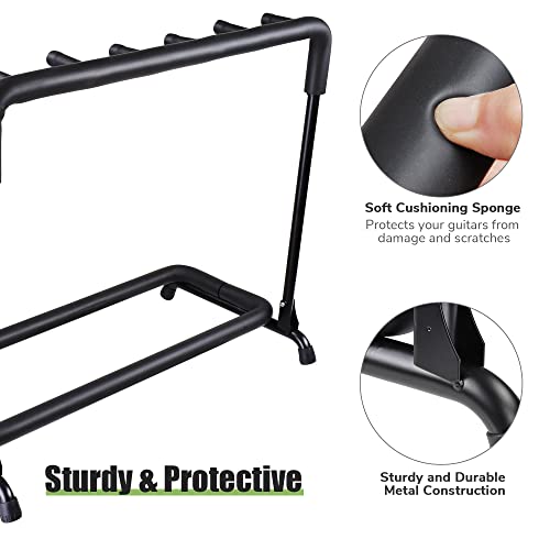 AW support multi Guitare support pliant Band Stage Bass Guitare acoustique Display Rack 5 holder noir - Les Beatles, Paul McCartney, John Lennon, RIngo Starr, George Harrison AW support multi Guitare support pliant Band Stage Bass Guitare acoustique Display Rack 5 holder noir – Image 5