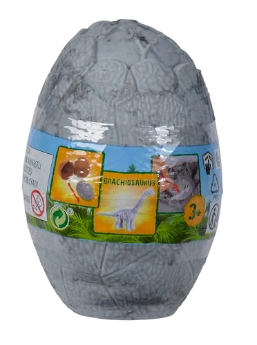 Simba Nature World Dino Skelett Ausgrabungs Ei – Dinosaurier Skelett freilegen, Ausgrabungsset mit Werkzeug, Kalkstein Ei, zufällige Auswahl aus 4 Modellen, 8 cm, Kinder ab 3 Jahre