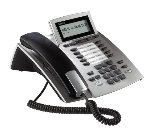 Agfeo ST21 UPO Systemtelefon M.Beweglichem Display, silber