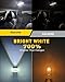 AULUXE 194 LED Bulbs White, 700% Brighter 1:1 Size, License Plate Light 168 2825 W5W T10 Error Free Car Bulbs for Dome Map Door Courtesy Side Marker Cornering Trunk Light,Pack of 2