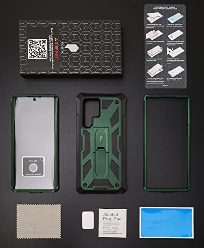 Poetic Spartan - Custodia Per Samsung Galaxy S22 Ultra 5G Da 6,8 Pollici, Pellicola Protettiva Integrata Per Lo Schermo Con Id Impronte Digitali, Custodia Protettiva Robusta E Antiurto Con Cavalletto - 6