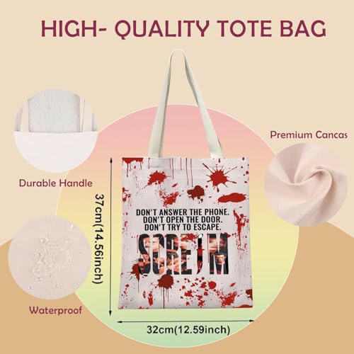 Bolso Tote Inspirado en Película de Terror miniatura 4