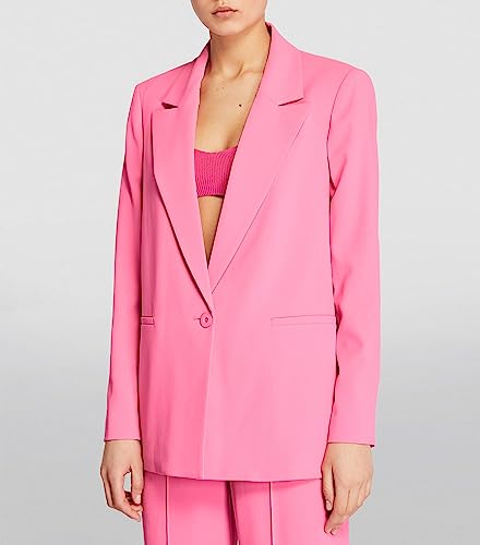 Veste de tailleur de bureau à revers en pointe style working girl