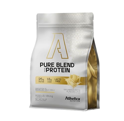 Atlhetica Nutrition, Pure Blend 100% Protein, Sabor Baunilha