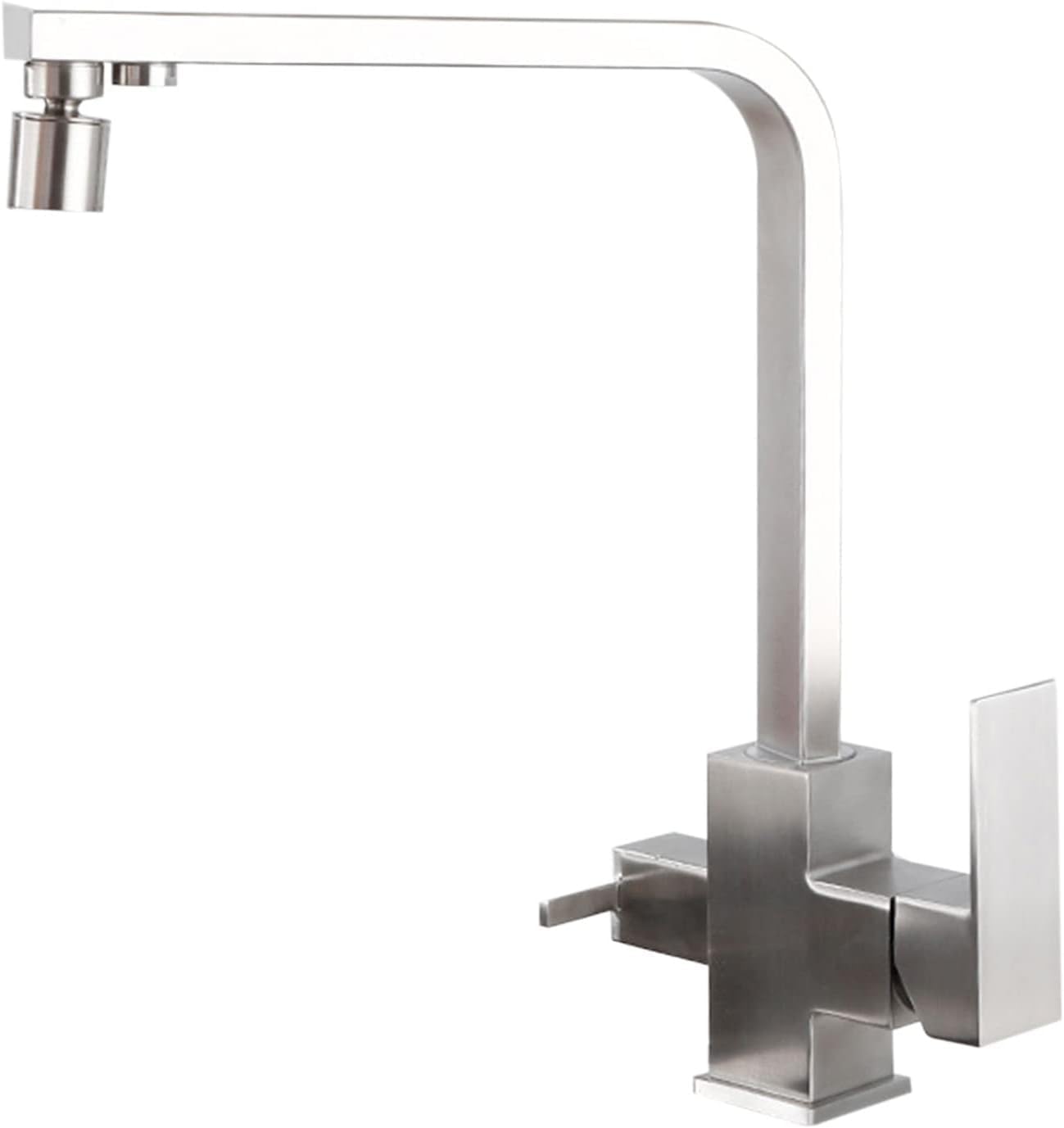 Mitigeur 3 en 1 rotatif avec robinet eau potable intégrée pour évier