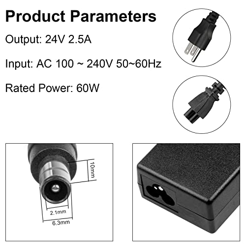 Power Supply Charger for Samsung SoundBar HW-HM45 HW-HM45C HW-H450 HW-M550 HW-H750 HW-K550 HW-K551 HW-J7500 HW-K450 HW-H570 HW-K650 HW-H370 HW-F350 HW-F335 HW-F355 HW-F550 HW-F551 SoundShare (HW-H450) by Futurebatt - Image 3