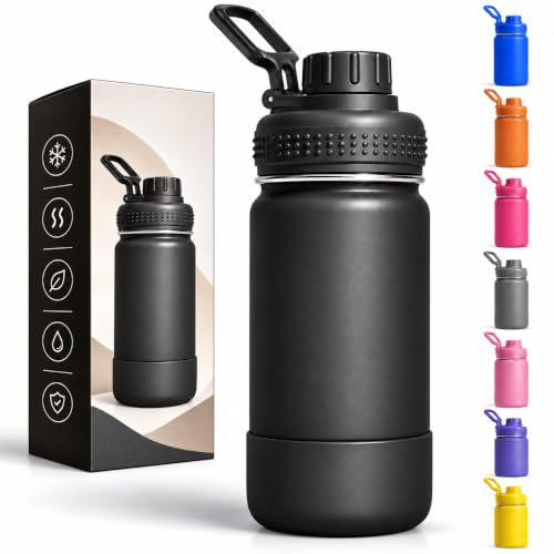 Garrafa Térmica Infantil - 350ml, Aço Inox 304 Parede Dupla de Isolamento 24horas Gelado, Tampa Rosca De Segurança, Anti Vazamento, BPA Free (Roxo)
