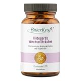 BitterKraft! Wechseljahre-Kapseln 90 Stk – mit Yamswurzel, Rotklee & Baldrian, Eisen, Vitamin B6 B12, Calcium, Folsäure – ohne Zusatzstoffe – natürliche Balance –100% Natur – Vegan - Made in Germany