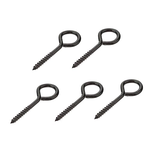 Alipis 5 Pack M10*125 Heavy Duty Metal Self-Tapping Screw Eye Screws for Wood for Cable Decorations Bird Cages