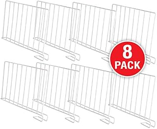 StorageMaid Wood Shelf Divider for Closets, Purses, Wood Shelves, Book Shelves and Libraries
