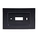 Emerson Thermostats Wall Plate SA5B for Sensi Touch Wi-Fi, Black