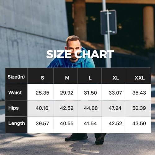 GYMELITE Calça de moletom masculina de ginástica para treino, corrida, atlética, com bolsos com zípe