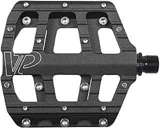 VP Bike Pedals for MTB BMX Bicycle, 9/16-Inch Spindle, Aluminum Platform with Replaceable