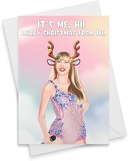 Merry Swift-mas Christmas Card! Funny Christmas Card for Daughter, Swifty Christmas Card, Folklore for Her, Funny Holidays, Humor [00166]