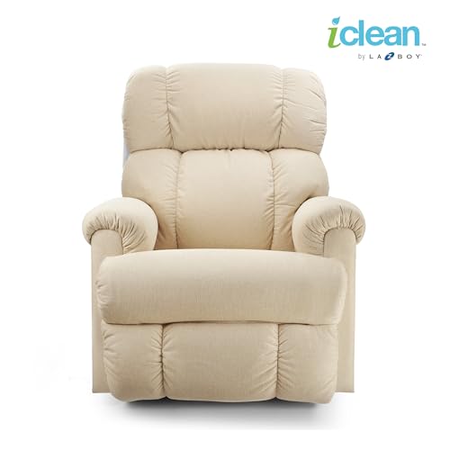 Image of LA Z BOY American Imported Pinnacle Single Seater Auto Motorized I-Clean Fabric Reclina Way Recliner Sofa | Premium Iconic Comfort Home Design | Living Room Relax Seating Chair | I Waverly Linen