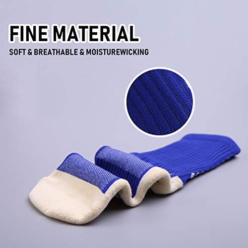 Meias Atléticas Masculinas, Andoer Meias atléticas masculinas antiderrapantes de silicone que absorv