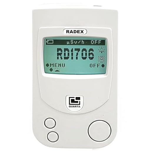 RADEX RD1706 Dual-Pro Détecteur de rayonnements professionnel à double capteur