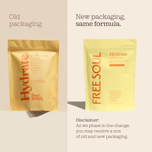 Free Soul Hydrate | Electrolyte Hydration Sachets | Zero Sugar | 30 Sachets | Advanced Electrolyte Powder with Sodium, Magnesium, Vitamin C | Citrus Salt Flavour