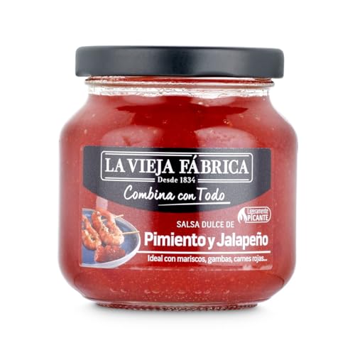 La Vieja Fabrica Salsa Dulce de Pimiento y Jalapeño, 280g