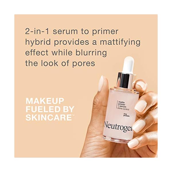 Neutrogena-Shine-Control-Matte-Booster-Face-Primer-Serum-Skin-Mattifying-Serum-to-Primer-with-Rice-Protein-Absorbs-Excess-Oil-Keeps-Skin-Shine-Free-10-fl-Oz Neutrogena Shine Control Matte Booster Face Primer & Serum, Skin-Mattifying Serum-to-Primer with Rice Protein, Absorbs Excess Oil & Keeps Skin Shine Free, 1.0 fl. oz