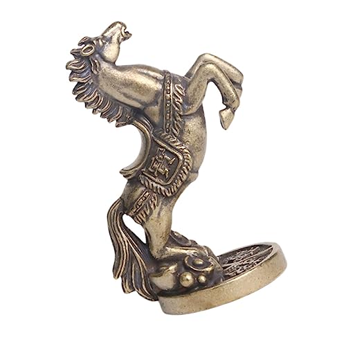 Cheval en Laiton FCXDMY : Ornement de Style Antique et Finition Prestige pour Bureau