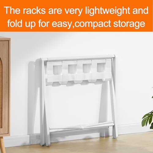 Heybly 888HLR010W1 Luggage Rack, Folding Suitcase Stand thumb #4