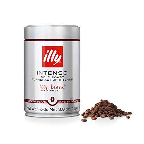 イリー / illy エスプレッソ【豆・ビーンズ】 ダークロースト(インテンソ) 250g12個(12缶)
