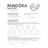 PANDORA You & Me Sparkling Red Heart Ring - Sterling Silver Ring for Women - Layering or Stackable Ring - Gift for Her - Sterling Silver with Red Cubic Zirconia