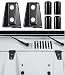 Hooke Road Black Hood Hinge Cover for 2007-2018 Jeep JK Wrangler & Unlimited - Pack of 2