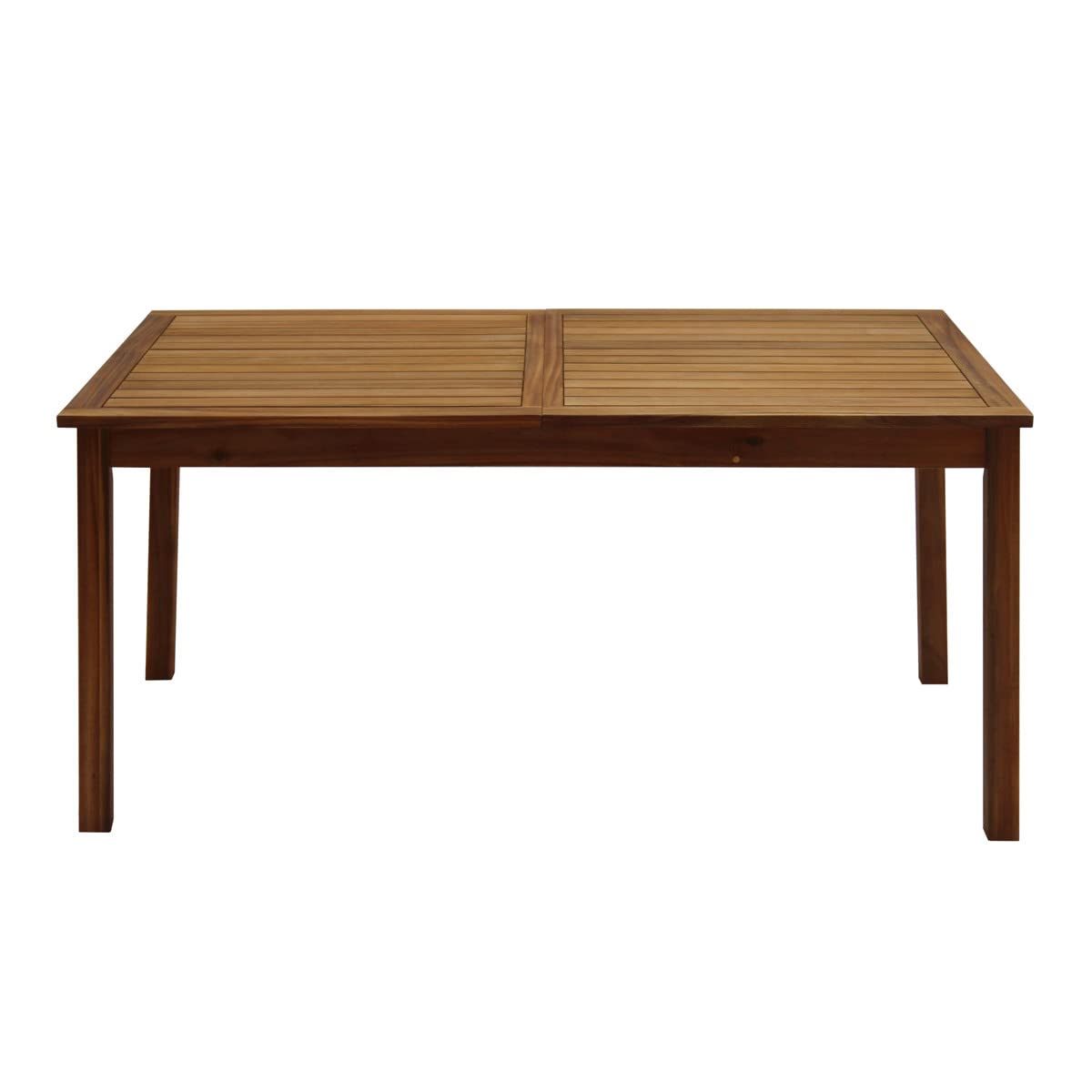 Miliboo Table de Jardin Extensible rallonges intégrées en Bois Massif L160-210 cm MAYEL