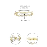 EVER FAITH Wedding Gorgeous Cubic Zirconia Tennis Bracelet for Bride Bridesmaid, Elegant Marquise CZ Leaf Bridal Lightweight Prom Bracelets for Women - Image 5