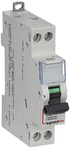 Magnetotérmico DX3 C6 de 1 módulo P+N con protección de 6/10kA 2