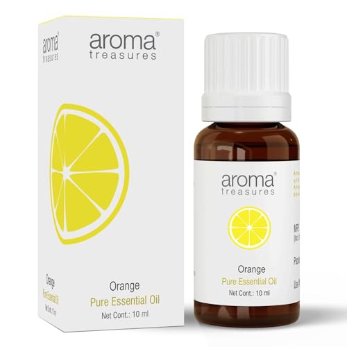 Image of Aroma Treasures 100% Pure & Natural Essential for healthy Skin /body & mind (Orange Essential Oil)