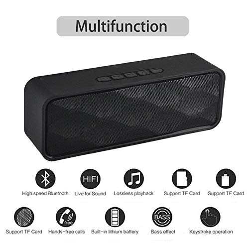 Mini enceinte Bluetooth portable pour bureau et sorties nomades - 3
